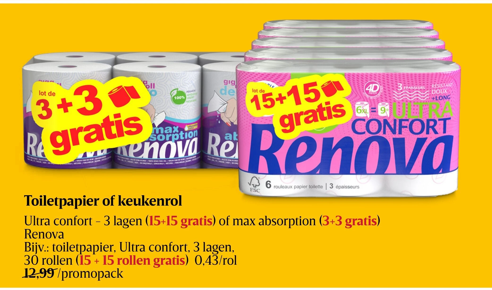 Toiletpapier of keukenrol