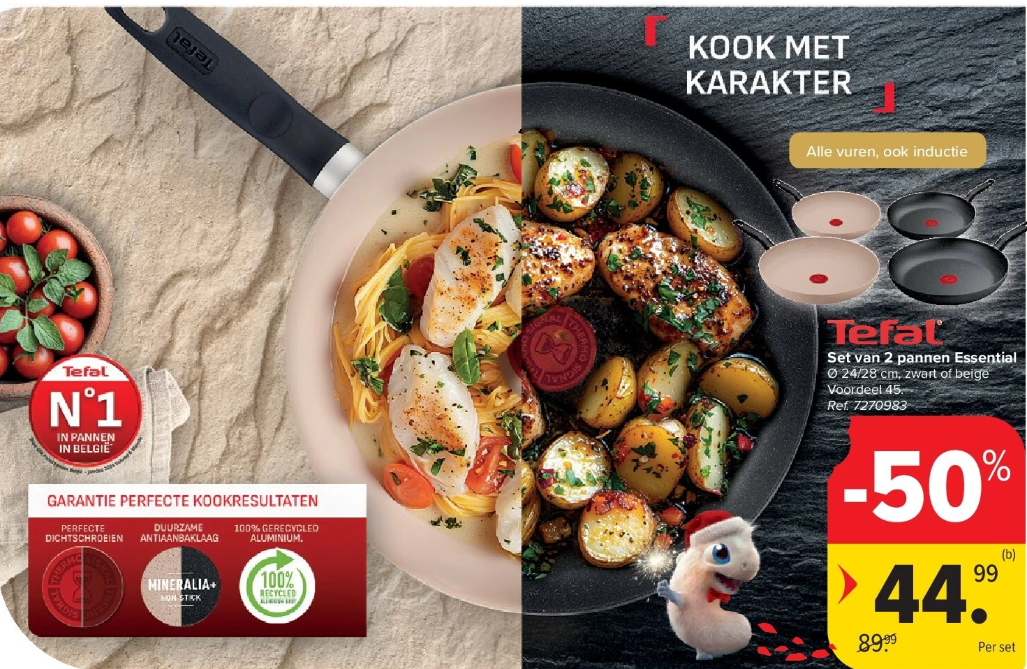 Set van 2 pannen Essential