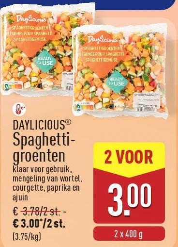 Spaghetti­ groenten