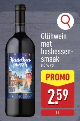 Glühwein met bosbessensmaak