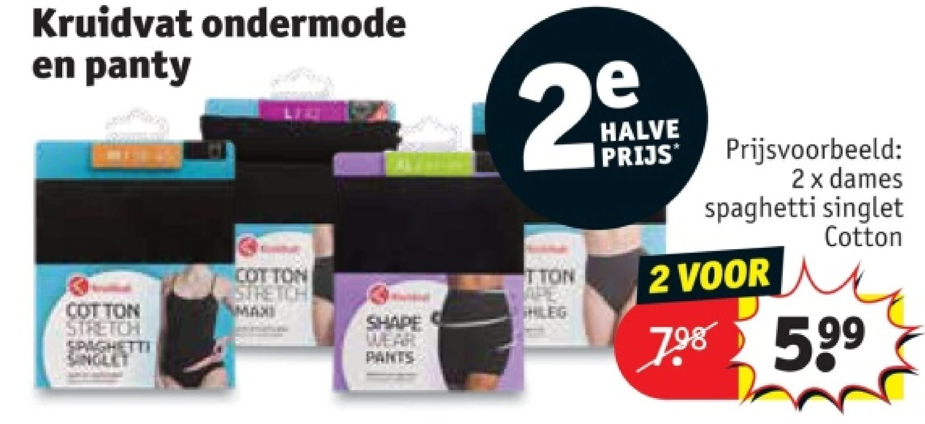 Kruidvat ondermode en panty