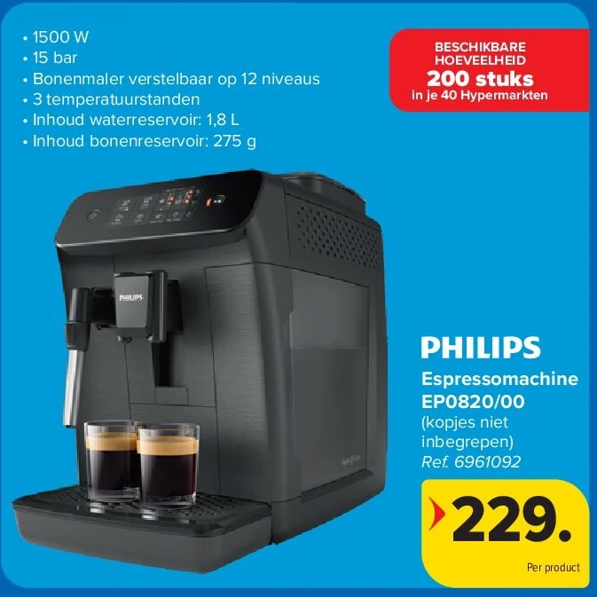 Espressomachine EP0820/00