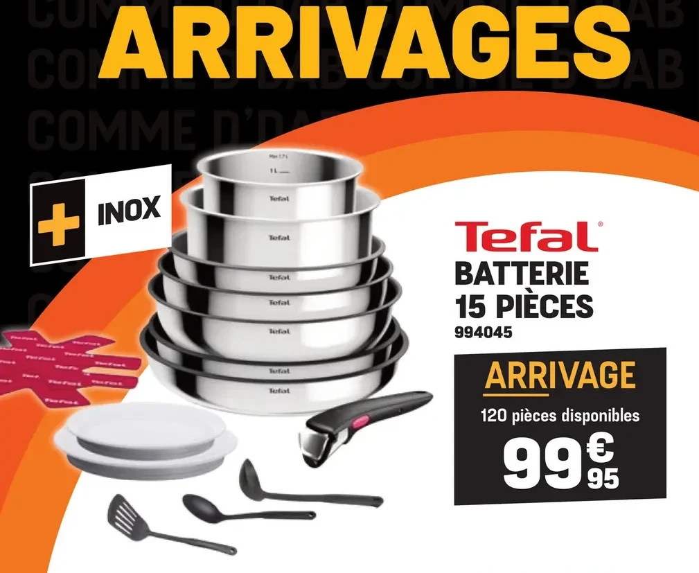 Tefal BATTERIE 15 PIÈCES