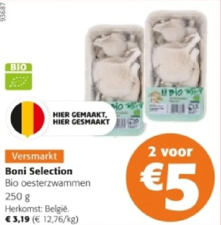 Boni Selection Bio oesterzwammen 250 g