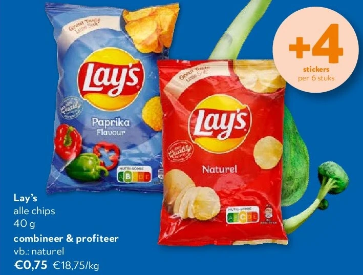 Lay’s alle chips 40 g