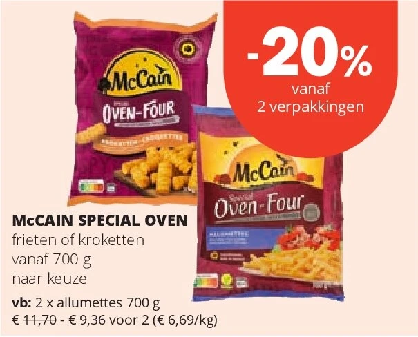 McCAIN SPECIAL OVEN allumettes 700 g