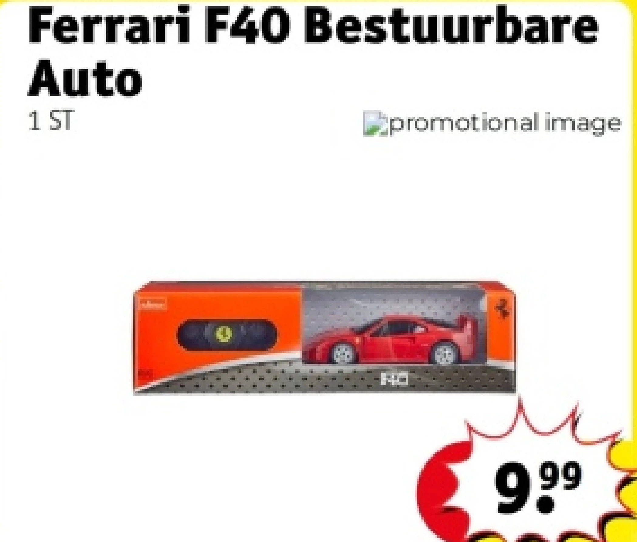 Ferrari F40 Bestuurbare Auto