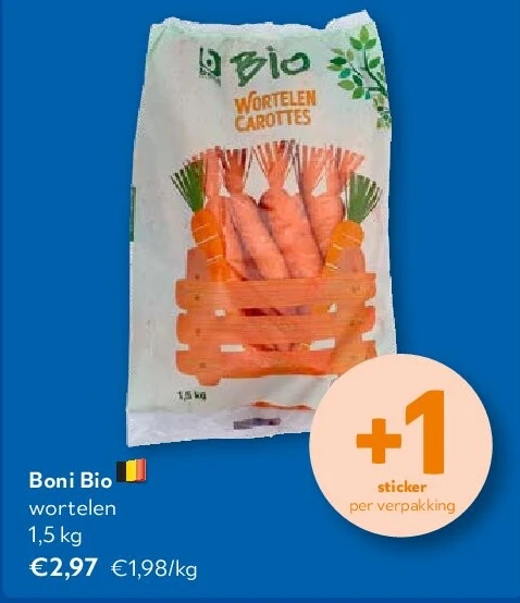 Boni Bio wortelen
