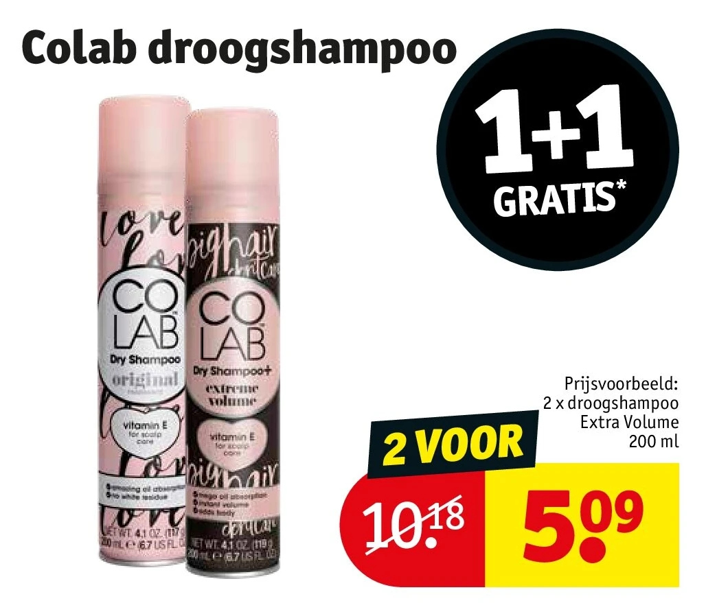 Colab droogshampoo