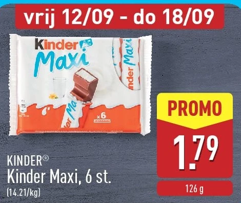 Kinder Maxi, 6st.