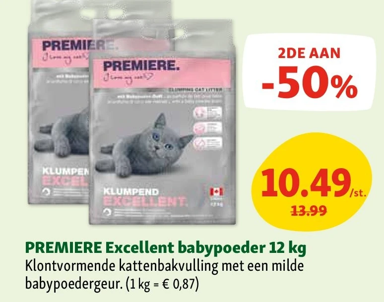 PREMIERE Excellent babypoeder 12 kg