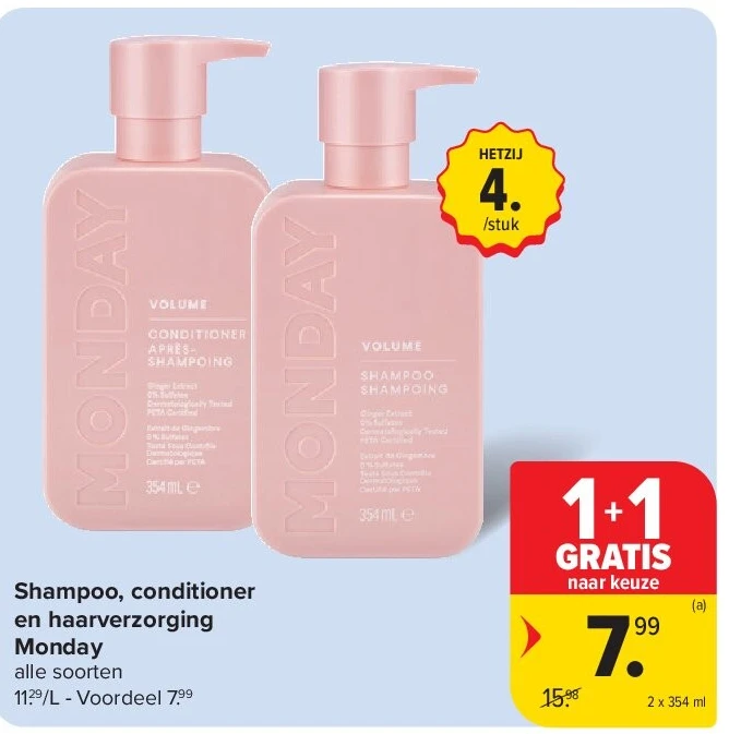 Shampoo, conditioner en haarverzorging Monday