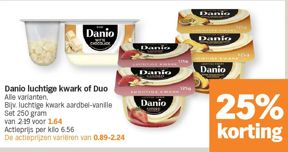 Danio luchtige kwark of Duo
