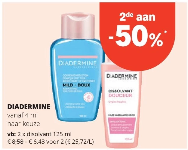DIADERMINE disolvant 125 ml