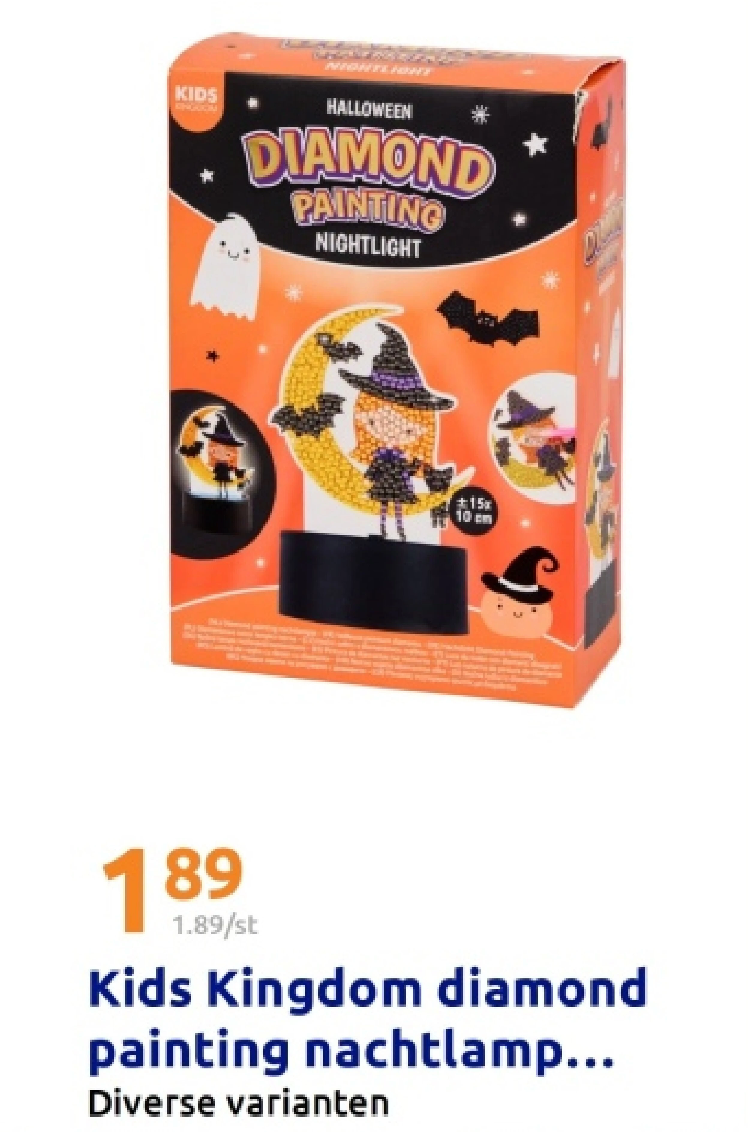 Kids Kingdom diamond painting nachtlamp Halloween