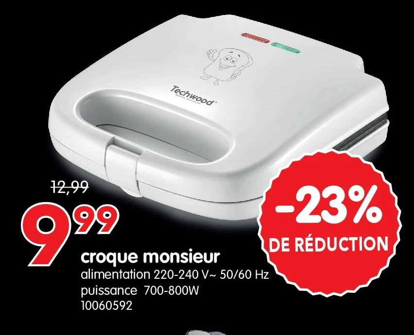 croque monsieur alimentation 220-240 V~ 50
