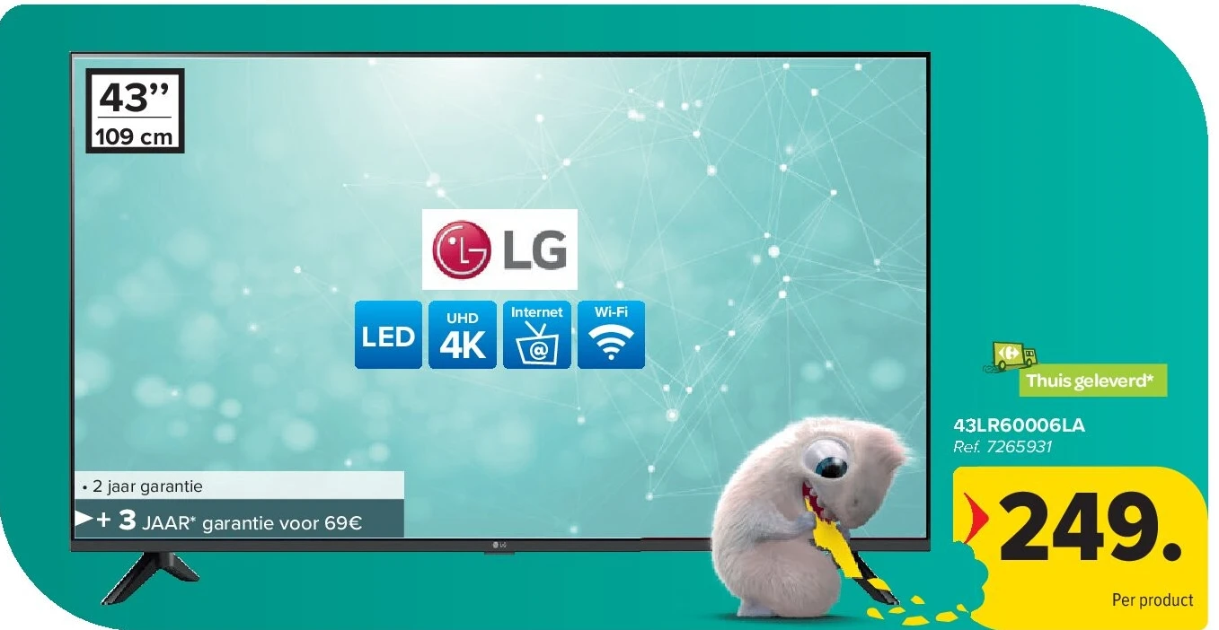 LG 43LR60006LA LED TV