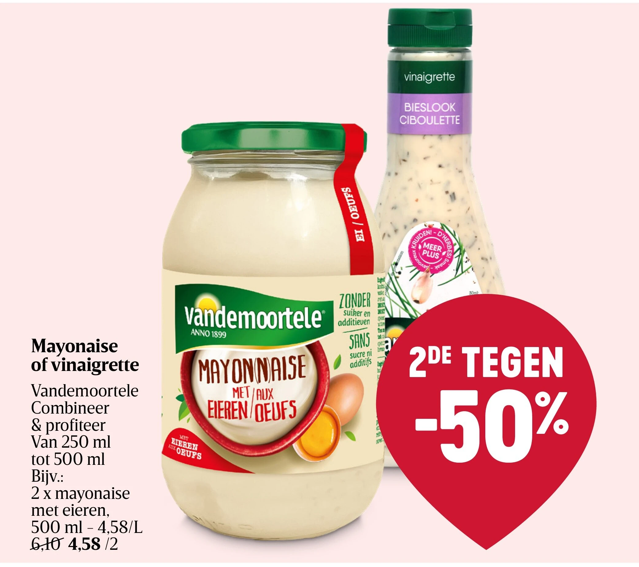 Mayonaise of vinaigrette
