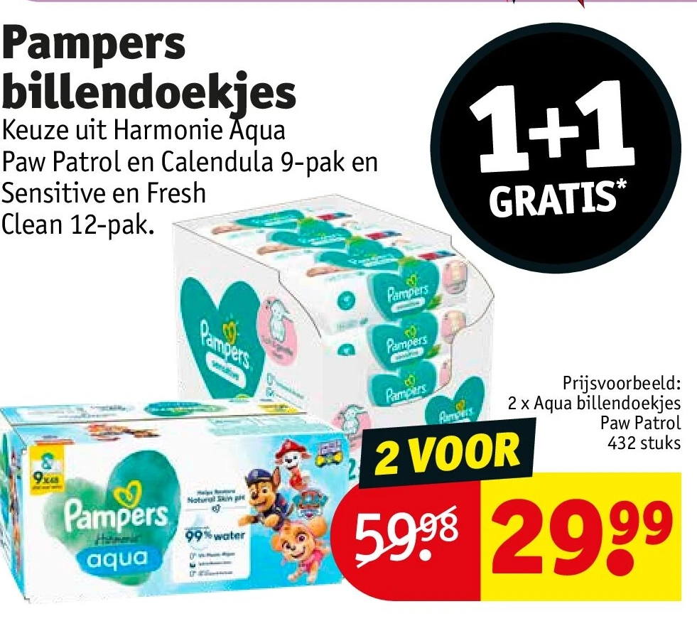 Pampers billendoekjes