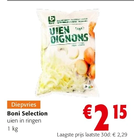 Boni Selection uien in ringen 1 kg