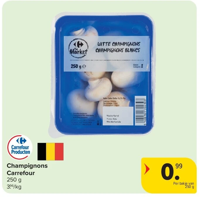 Champignons Carrefour