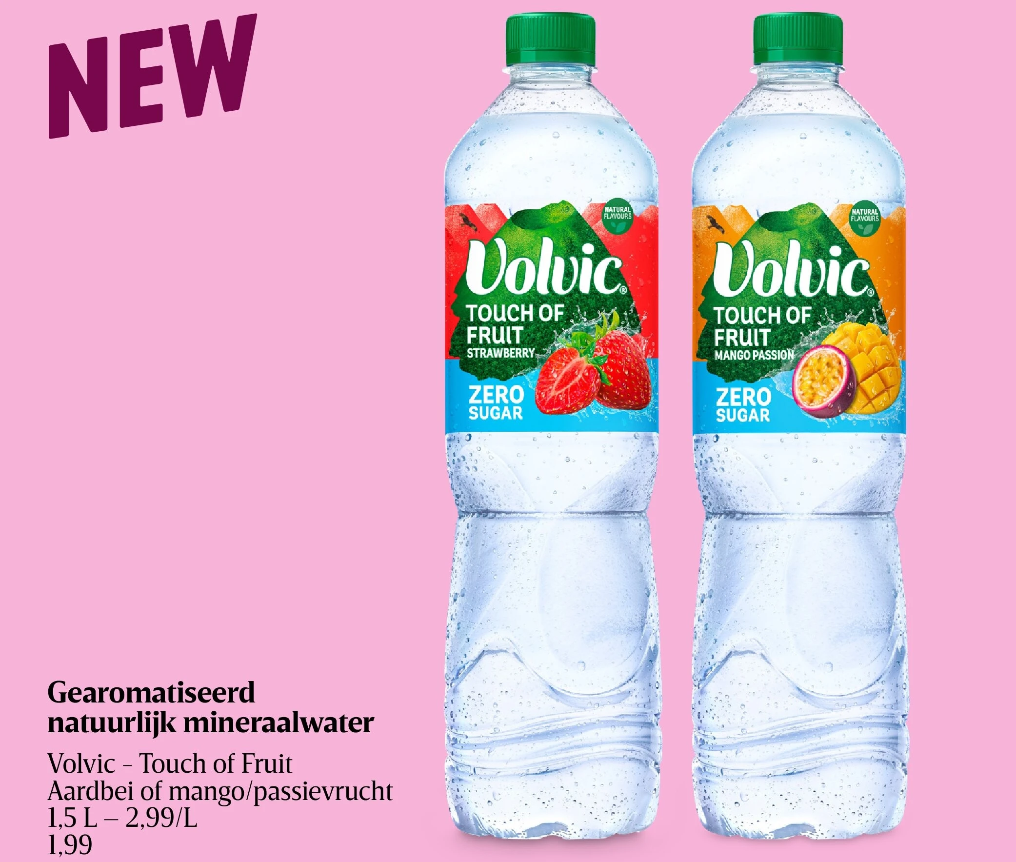 Gearomatiseerd natuurlijk mineraalwater