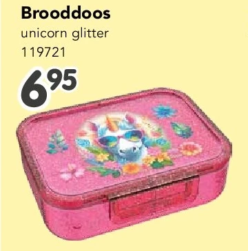 Brooddoos unicorn glitter