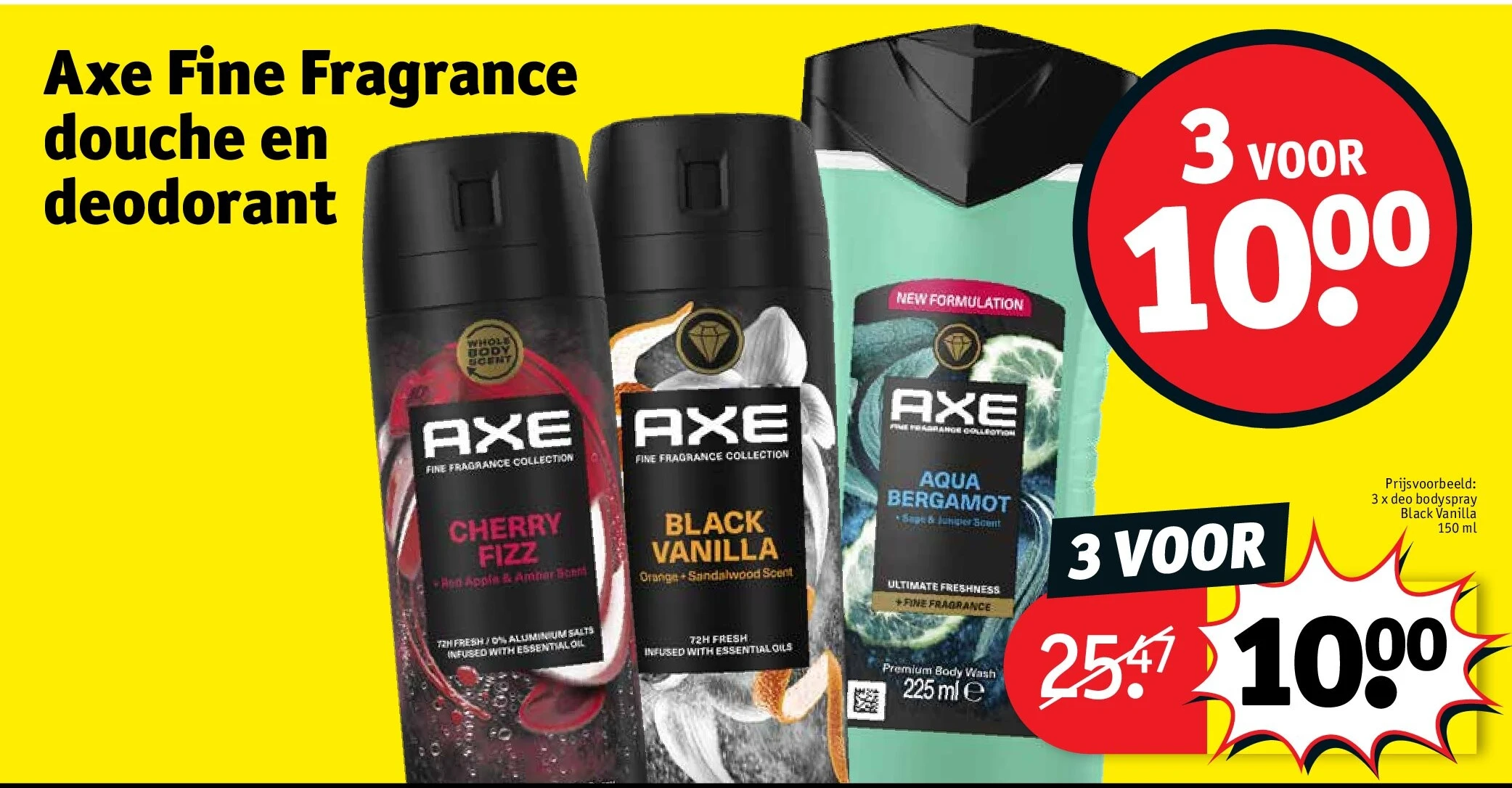 Axe Fine Fragrance douche en deodorant