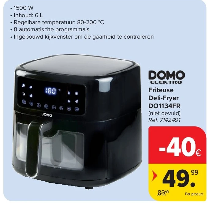 Friteuse Deli-Fryer DO1134FR
