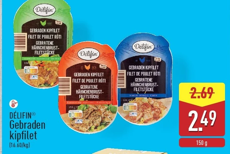 Gebraden kipfilet