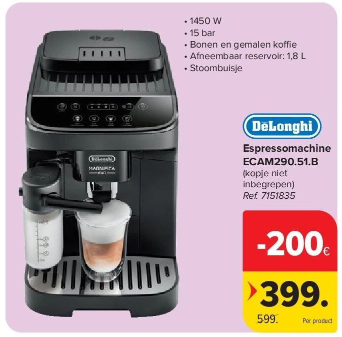 Espressomachine ECAM290.51.B