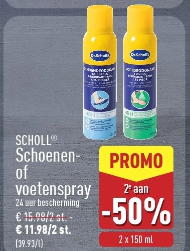 Schoenenof voetenspray