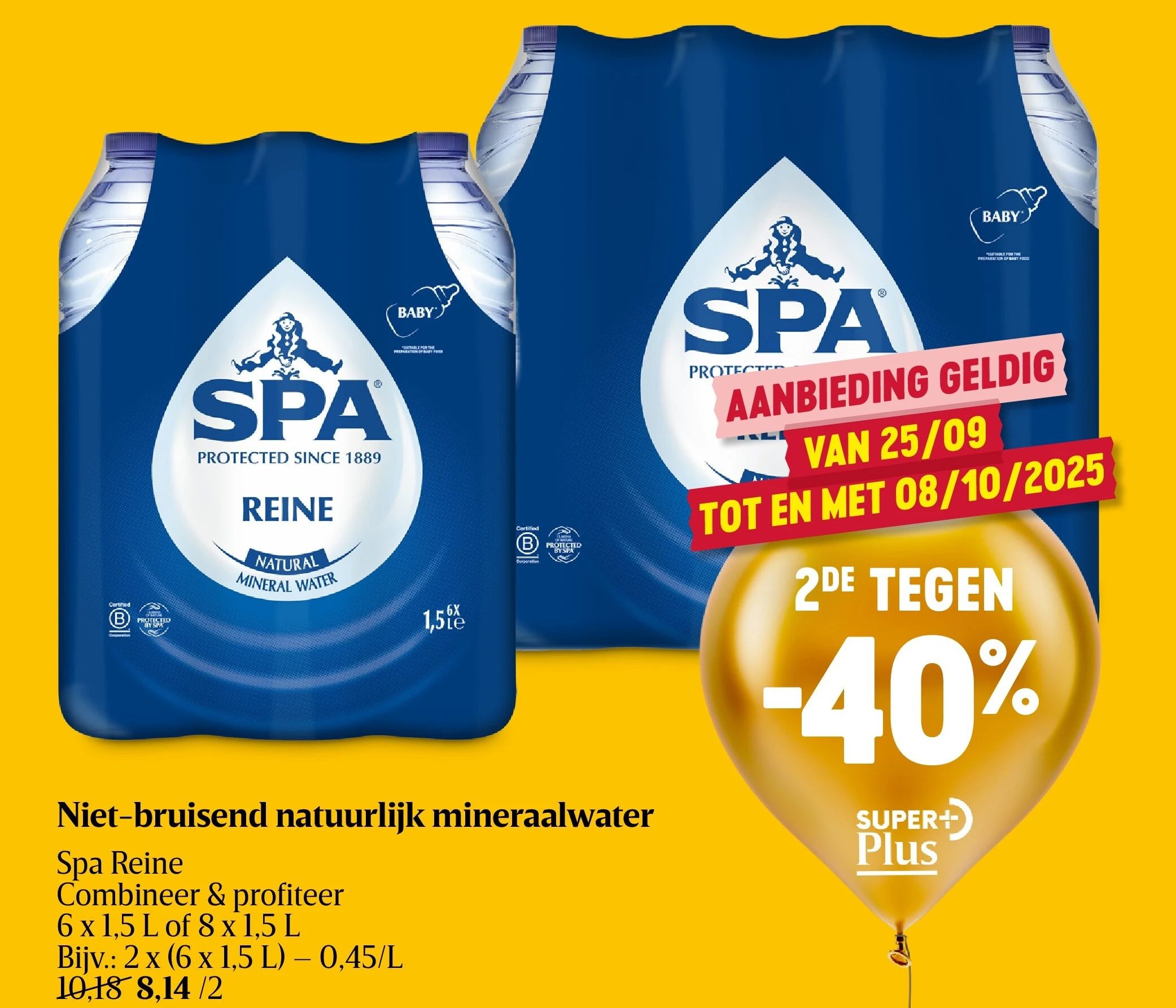 Niet-bruisend natuurlijk mineraalwater