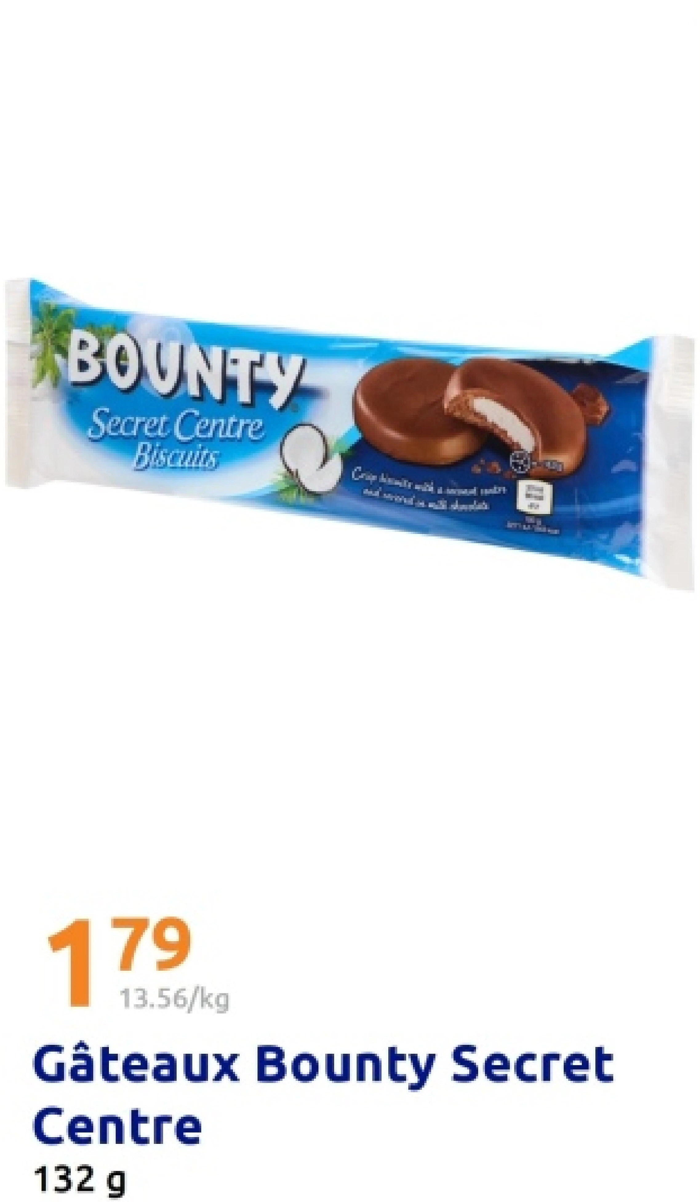 Gâteaux Bounty Secret Centre