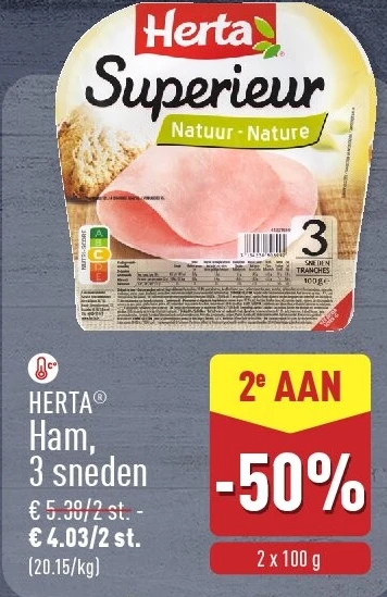 Ham, 3sneden