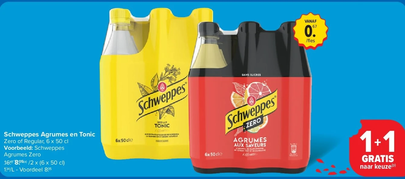 Schweppes Agrumes en Tonic