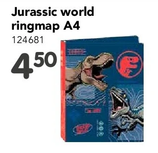 Jurassic world ringmap A4