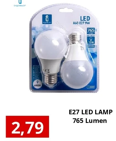 E27 LED LAMP 765 Lumen