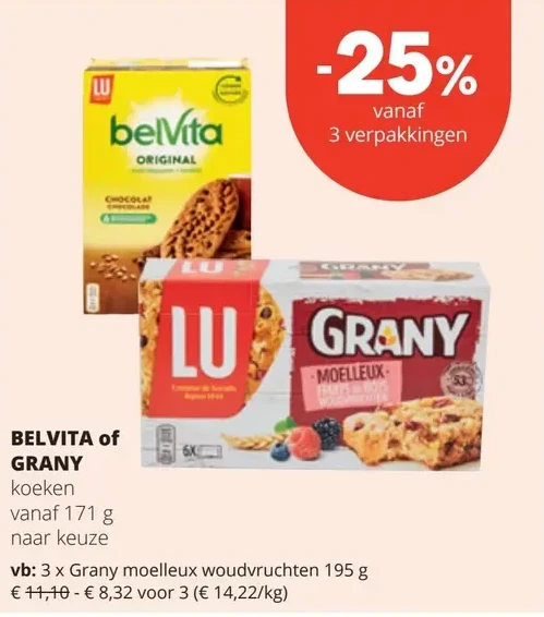 Grany moelleux woudvruchten 195 g