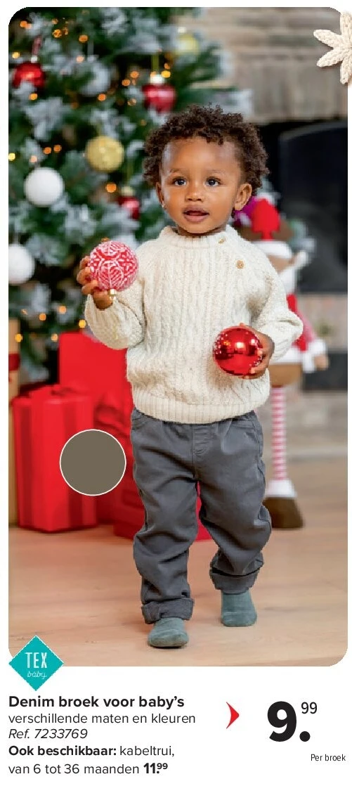 Denim broek voor baby’s