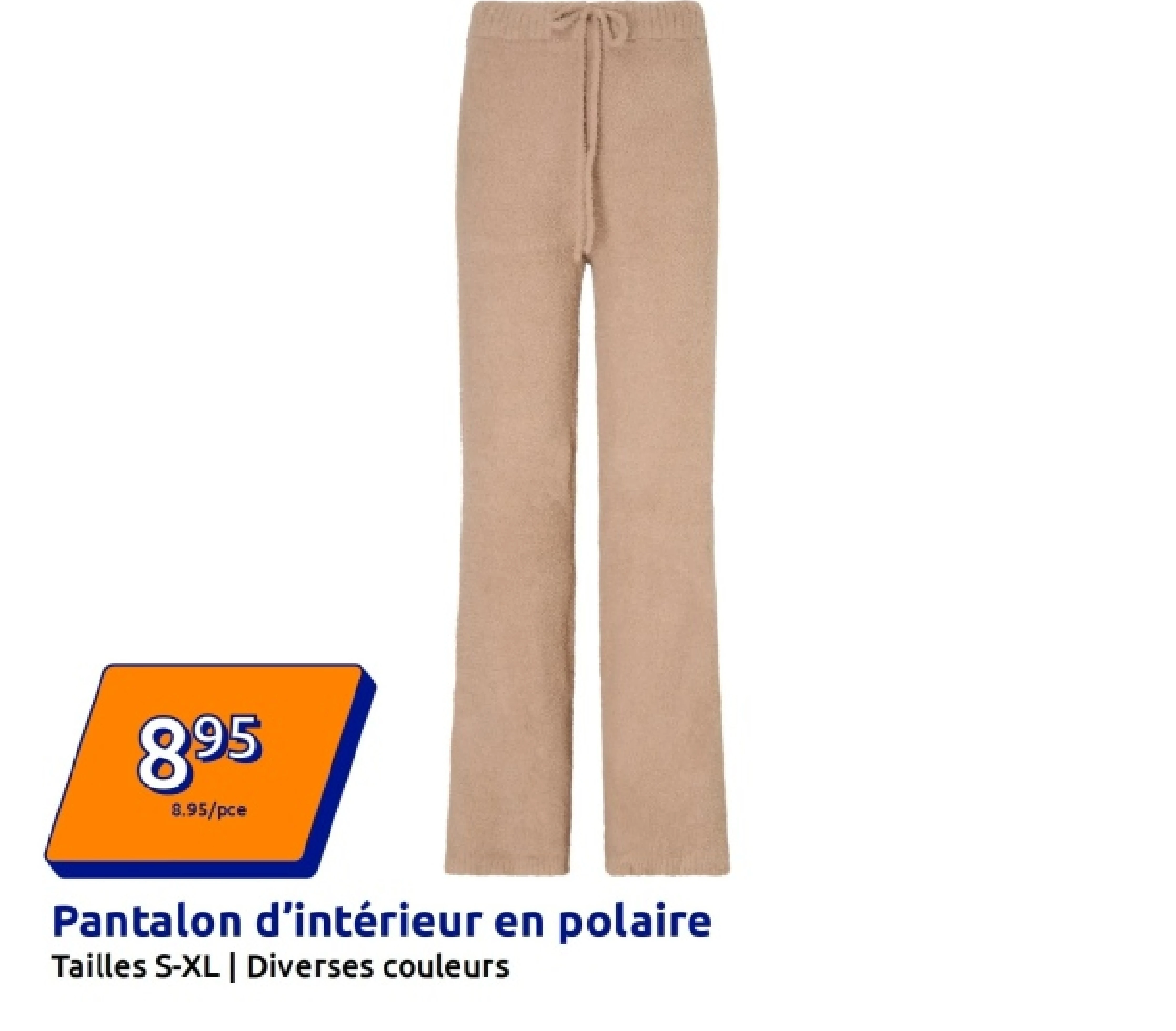 Pantalon d'intérieur en polaire