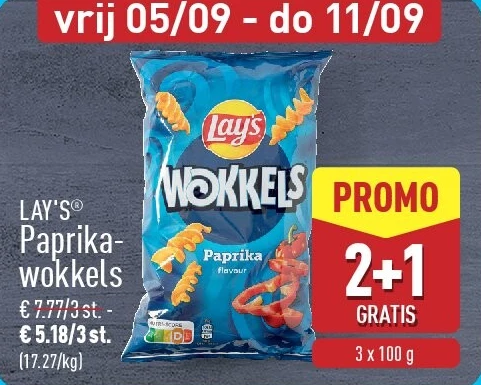 Paprika­ wokkels