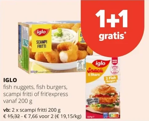 IGLO scampi fritti 200 g