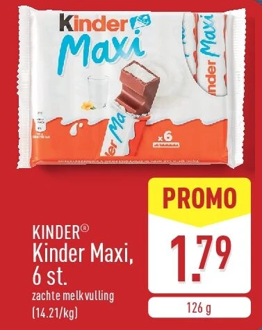 Kinder Maxi, 6st.