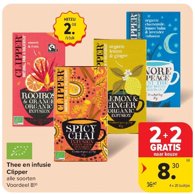 Thee en infusie Clipper