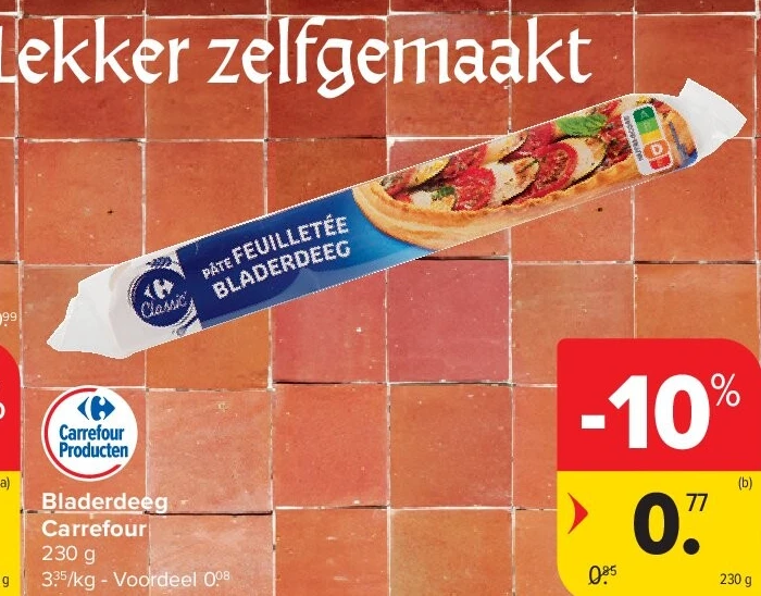 Bladerdeeg Carrefour