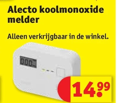 Alecto koolmonoxide melder