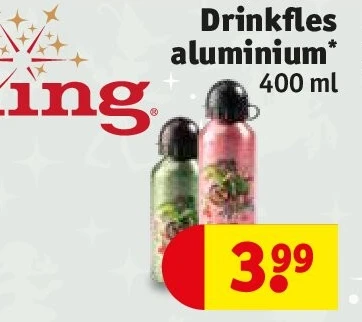 Drinkfles aluminium*