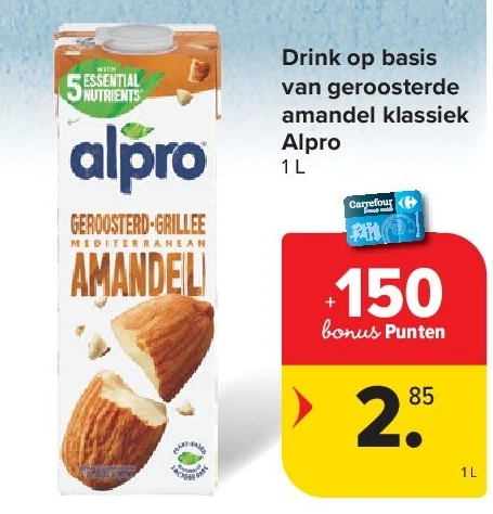 Drink op basis van geroosterde amandel klassiek Alpro
