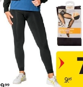 collant chaud ou legging fourré, tailles 1/2 et 3/4